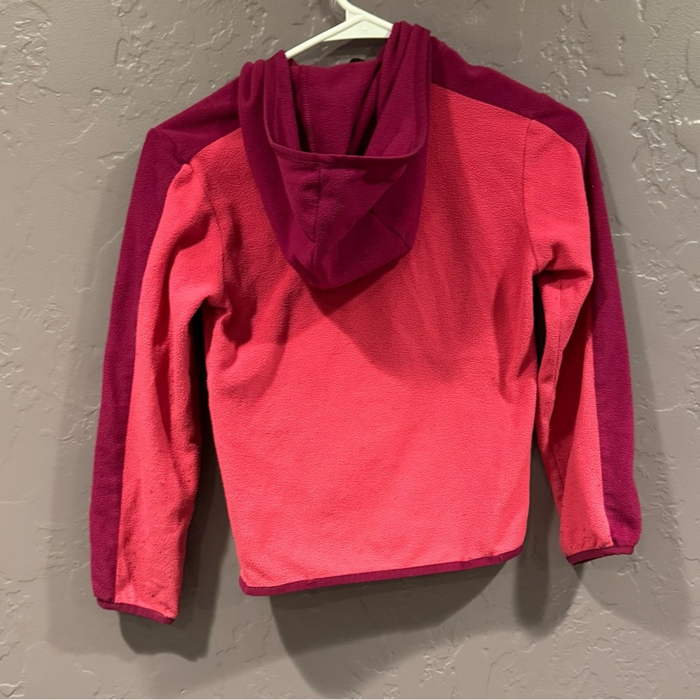 The North Face Glacier Girls Pink Fleece Hoodie - S - Picture 2 of 3